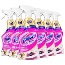 Image of 6 x Vanish Gold Oxi Action Carpet Cleaner & Odour Stain Remover Spray 500ml