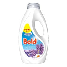 Image of Bold Liquid Laundry Detergent Lavender & Camomile 24 Wash 840ml Fresh Clean