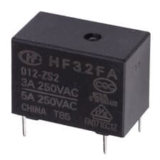 Image of 12V Subminiature PCB Power Relay 5A SPDT HF32 HongFa