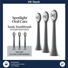 Image of Sonic Toothbrush Replacement Heads 3 Pack 9 Supply