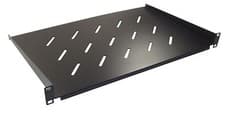 Image of 1u 300mm Deep Vented Shelf for 19" Rack Cabinet Front Mounting Type