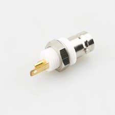 Image of Pure Copper BNC Female Socket Coaxial Connector Chassis Panel Adapter Mount Plug
