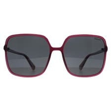 Image of Polaroid Sunglasses PLD 6128/S MU1 M9 Fuchsia Pink Grey Polarized