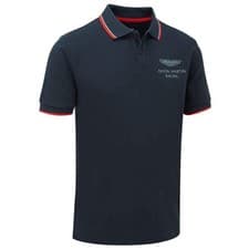 Image of Aston Martin Racing AMR Official Team Navy Blue Travel Polo Tee Shirt