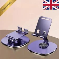 Image of Rotating Table Cell Phone Holder Support Desktop Stand Mobile Mount
