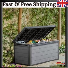 Image of Keter Cortina 570 Litre (150 Gallon) Outdoor Storage Deck Box