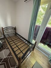 Image of bed frame single metal