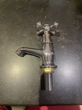 Image of Bristan Colonial Basin Taps Chrome Plated Hot And Cold