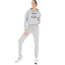 Image of Christmas Tracksuit Set Women & Girls Pullover Hoodie With Joggers Casual Wear