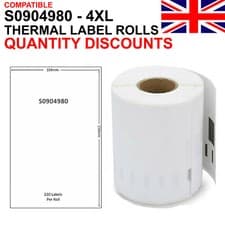 Image of Compatible Labels For DYMO LABELWRITER Turbo 330 440 450 4XL S0904980