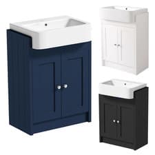 Image of BELOFAY Vanity Unit with Basin | 600mm Floor-Standing Bathroom Cabinet Premium