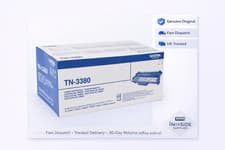 Image of Genuine Brother TN-3380 TN3380 High Yield Black Toner Cartridge 8000 Pages