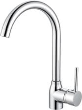 Image of Hapilife Kitchen Sink Mixer Tap Single Lever Monobloc Polished Chrome Mixers