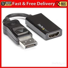 Image of StarTech.com DisplayPort to HDMI Adapter - 4K 60Hz Active DP 1.4 to HDMI 2.0 Vi
