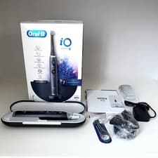 Image of Oral-B iO Series 9 Electric Toothbrush Black Onyx With Travel Case Charger Used