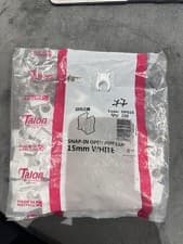 Image of Talon Snap In Open Pipe Clip 15mm White, Pack Of 77