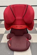 Image of Cybex Silver solution x-fix. Group 2-3 (red) - 15-36kg -Car Seat - 4-12 Yrs