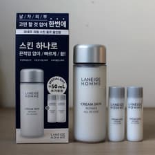 Image of Laneige Homme  Cream Skin Refiner All In One Special Set 150mL + 25mL+25mL