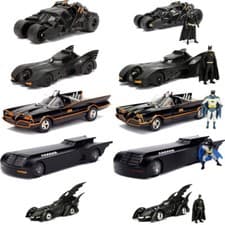 Image of Jada Hollywood Rides Diecast 1:24 1:32 Batman Batmobile Collection