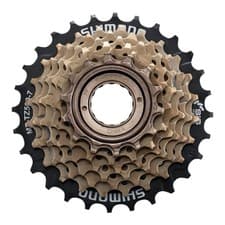 Image of Shimano Tourney MF-TZ500 7 Speed 14 - 28T Freewheel Cassette Cog