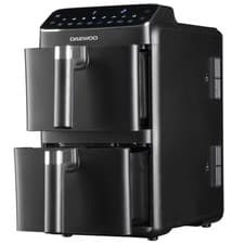 Image of Daewoo 10L Dual Stack Air Fryer Double Drawer 8 Presets Non-Stick Smart Sync