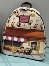 Image of 2023 Disney Parks Pixar UP Loungefly Mini Backpack Ice Cream Parlor Scented BNWT