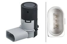 Image of Reversing Parking Sensor 6PX 358 141-411 HELLA for SKODA AUDI VW