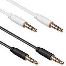 Image of Slim 3.5mm Stereo Jack Male to Male Headphone Aux Audio Gold 0.5m to 10m Cable