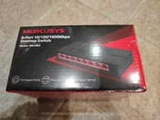 Image of mercusys 8 port gigabit network switch