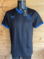 Image of Rangers FC Castore Fourth Shirt 2022 - 2023 Black M 40” Chest 