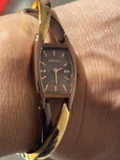 Image of DKNY Women's Stainless Steel Bangle Quartz Watch. Needs Battery Replacing.