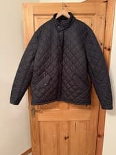 Image of Barbour Men's Chelsea Sportsquilt Jacket Size XXL - Black