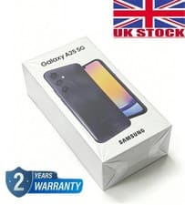 Image of Samsung Galaxy A25 5G 128GB Unlocked Black - Brand New Sealed UK Stock