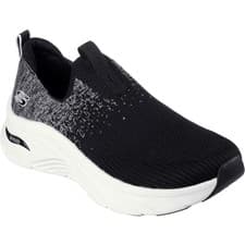 Image of Skechers Arch Fit D'Lux Key Journey Sports Navy Slip Trainers 149684 Trim