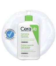 Image of CeraVe Hydrating Cleanser 236ml 16oz Daily Face Body Wash For Normal To Dry Skin