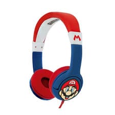 Image of Super Mario Mario Headphones With Child Friendly Volume for Ages 3-7 Years NEW