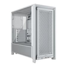 Image of Corsair FRAME 4000D, White, Mid Tower, Tempered Glass, Reverse Connection, USB 3