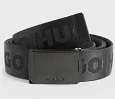 Image of Hugo Boss 50499077 Garratt-Tp_0s35 Metal Buckle Belt - Black