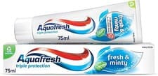 Image of Aquafresh Fresh and Minty Fluoride Toothpaste, Triple Protection, Rebuilds