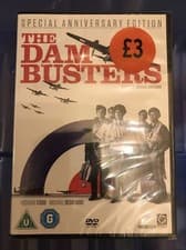 Image of THE DAM BUSTERS SPECIAL ANNIVERSARY EDITION DVD WORLD WAR 2 FILM MOVIE UK REG 2