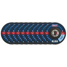 Image of Sealey 40Grit Flap Discs Zirconium Ø115mm Ø22mm Bore - Pack of 10 - FD1154010