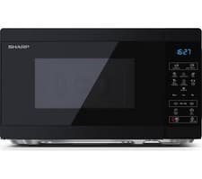 Image of Sharp YC-MS02U-B 20 L 800 W Microwave Oven - Black