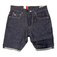 Image of G-STAR Men's Dark Blue 3301 Straight Denim Shorts RRP £60