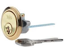 Image of Yale 1109 Replacement Nightlatch Rim Cylinder Polished Brass