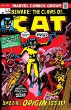 Image of BEWARE! THE CLAWS OF THE CAT# 1 COMIC BOOK COVER 11"x17" POSTER PRINT