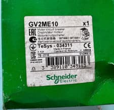 Image of SCHNEIDER ELECTRIC :GV2ME10: TeSys 034311: MOTOR CIRCUIT BREAKER 4-6,3A