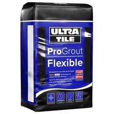 Image of UltraTile ProGrout Flexible Tile Grout Black 3kg