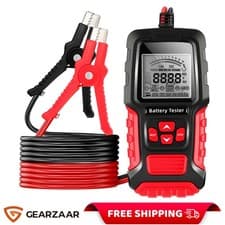 Image of 12V 24V Car Load Battery Tester LCD Digital Analyzer Diagnostic Cranking Tool