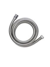 Image of Croydex 1.75m Reinforced Stainless Steel Shower Hose Chrome Pipe RRP £37