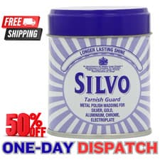 Image of Silvo Tarnish Guard Metal Polish Wadding for Silver Gold Aluminium Chrome 75g